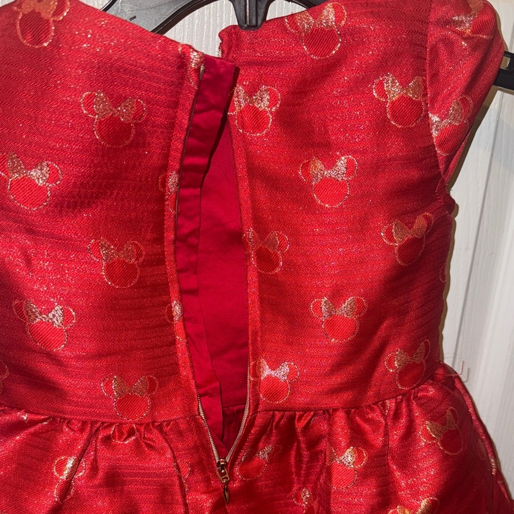 Disney Red Dress with Gold Accents - Picture 3 of 6